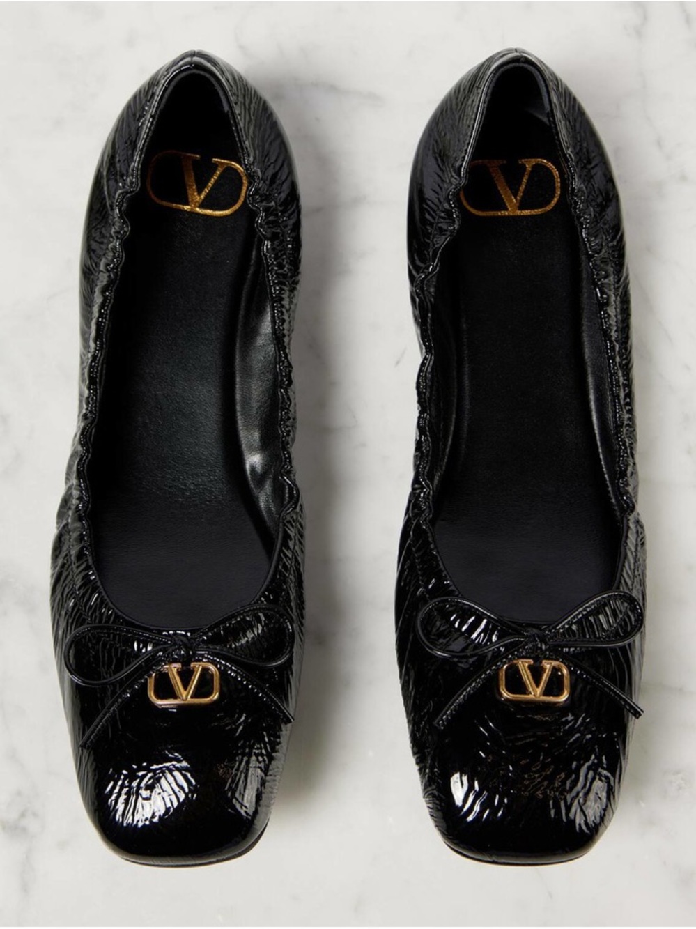 Valentino Patent Leather Ballet Flat